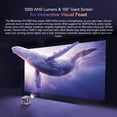thumbnail image 4 of Blackview PV1000 Max 4K Projector - WiFi 5 & BT 5.1 1000 ANSI Lumens Portable Movie Projector,360°Rotating Gimbal,150" Display Home Theater Proyector,Home & Outdoor Cinema, 4 of 10