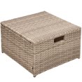 thumbnail image 6 of 6-Piece Outdoor Sectional Sofa Set, Wicker Conversation Sets with Arm Chairs, Tempered Glass Table, Ottomans, Cushions, All-Weather Rattan Patio Furniture Sets for Backyard, Garden, Poolside, K2999, 6 of 10
