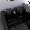 thumbnail image 4 of Whirlpool bathtub black 70.8″ x 47.2″ hot tub with Heater – Amalfi, 4 of 8
