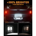 thumbnail image 2 of Lámpara de matrícula LESAUCE Full LED 6000K para Dodge RAM, 2 of 8