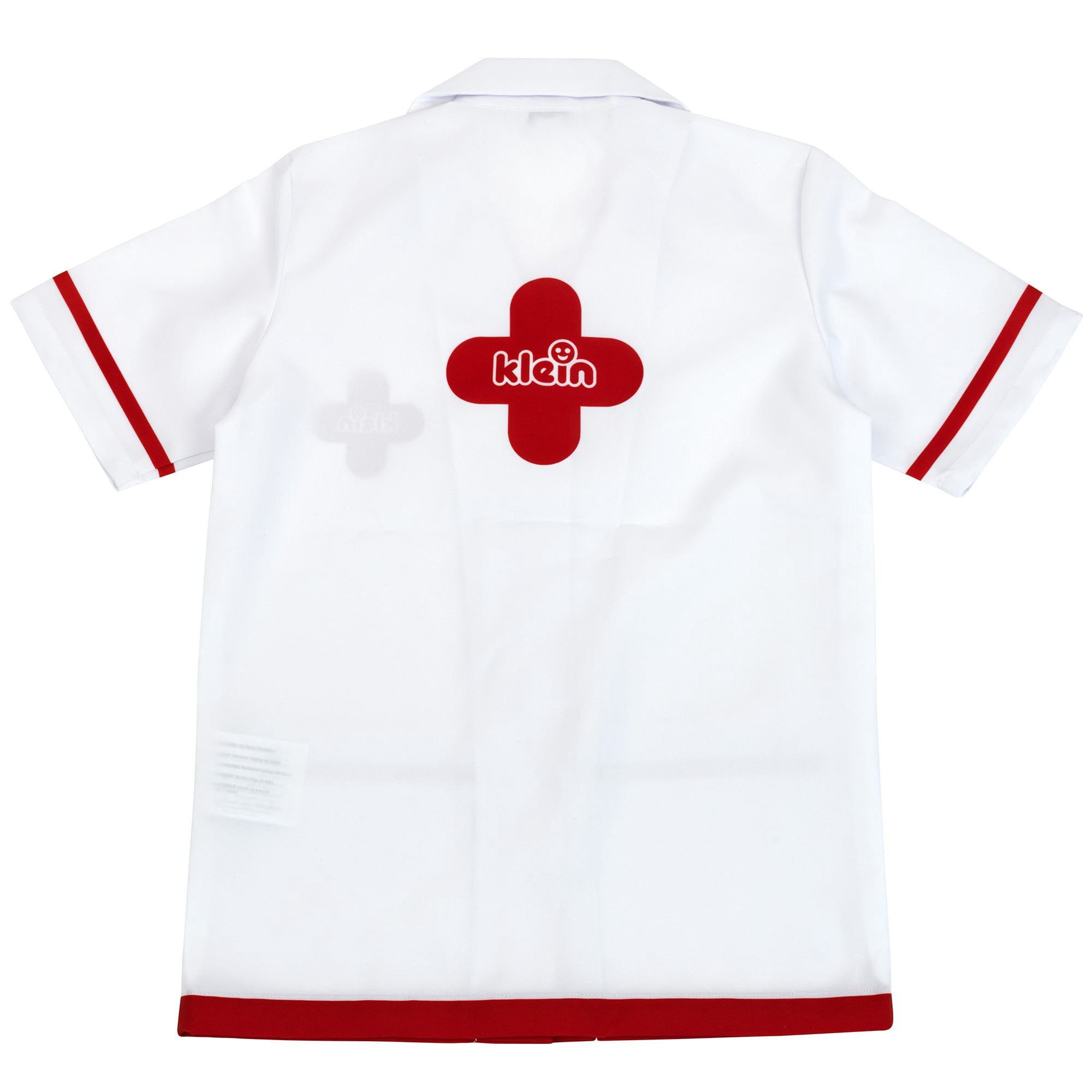 Klein: PRO Doctor Costume - White & Red - 6pc Set, Dress Up Outfit,Toy Accessories, Stethoscope-Syringe-Thermometer-Blood Pressure Meter, Kids Age 3+