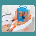 thumbnail image 2 of Basketball Shooting Game Toy   Mini Finger Desktop Table Basketball Games Set with Basketball Court  Plastic Board Game for Kids and Adults Double, 2 of 9