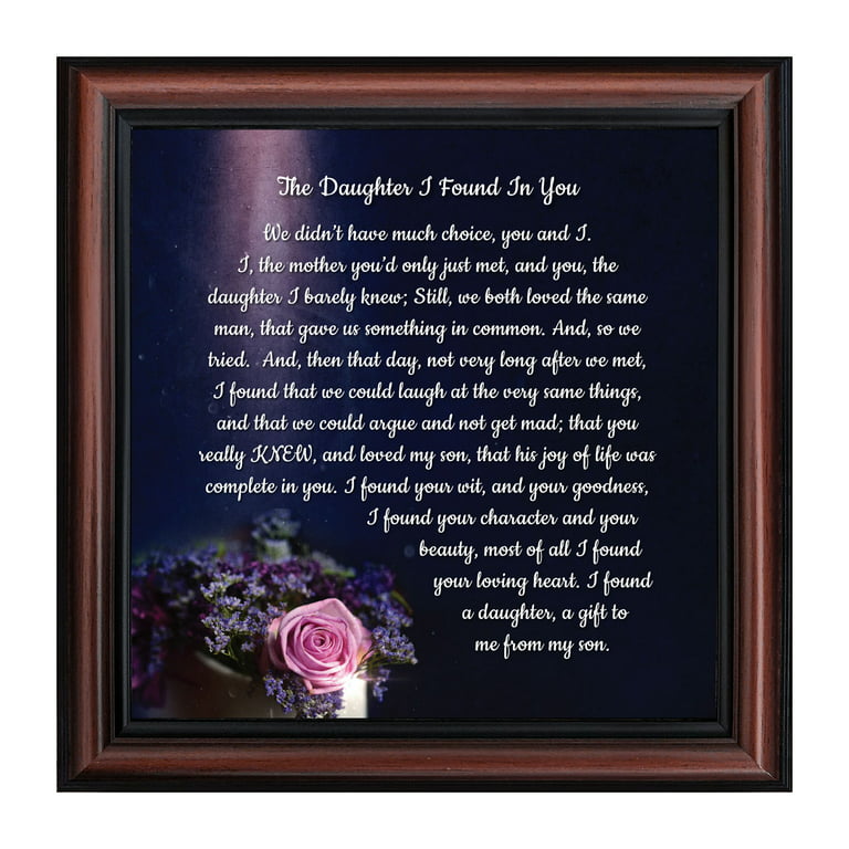 Poetry Gifts Adult Daughter Birthday, Christmas or New Mom Gift from Her  Mother