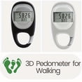 thumbnail image 2 of Estbridge Simple Walking Pedometer 3D Step Counter For Men Women, 2 of 5