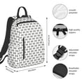 thumbnail image 2 of Xecao Signal Icon print Backpack For women men Aesthetic Lightweight Travel Daypack Simple Cute Backpack For Bookbag, 2 of 5
