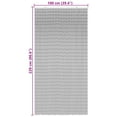 thumbnail image 4 of vidaXL Rideau de Porte Insecte Gris Foncé 100x220 cm Bambou, 4 of 5