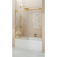 thumbnail image 4 of Glass Warehouse GW-B-SLD-56-CH Eclipse 60" High X 56" Wide Sliding Frameless Tub Door -, 4 of 7