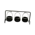 thumbnail image 2 of GUOOL Halloween Bucket Ornament Candy Photo Props Abstract Decorative Tableware Bucket Black Flame, 2 of 9