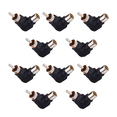 thumbnail image 3 of 10x RCA Right Angle Connector Plug Adapters Stable and Tight Structure for Extending Audio and Video Cables, RCA Male to Female, 3 of 4