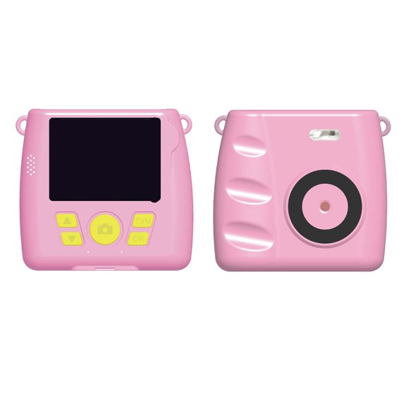 JunYeShi Mini Portable thermal Printing Camera - Instant Shooting with Autofocus - 2.4-Inch High-Definition Screen - Fun Festival Gift with Front and Rear Cameras for Creative Moments