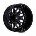 thumbnail image 2 of 20x8.25 Fuel Off-Road D875 Flux Black Brushed DUALLY REAR Wheel 8x210 (-246mm), 2 of 3