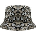 thumbnail image 2 of Women Bucket Hat Reversible Double-Side-Wear Shiny Glitter Sequin Sun Cap for Travel Beach Unisex Outdoor, 2 of 5