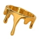 thumbnail image 4 of Anillo de mujer, accesorios de disfraz, acero inoxidable, elegante y sencillo anillo de joyería para Oro Talla 7, 4 of 9