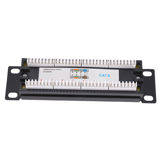 CAT6 8 Ports Patch Panel Rack Network 10Inch 1U Rack with RJ45 Socket