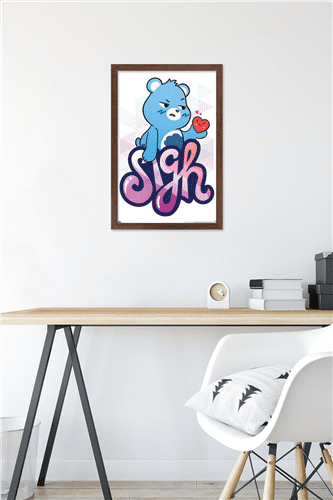 Care Bears: Unlock The Magic - Sigh Wall Poster, 14.725" x 22.375" Framed