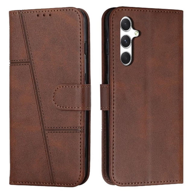 Funda Flip para FOXDOCK SamsunG Galaxy A56 – Carcasa delgada y resistente a impactos con soporte para uso diario y profesional