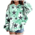 thumbnail image 3 of Gibobby Cute Hoodies for Teen Girls Trendy Preppy Hooded Sweatshirts Oversized Long Sleeve Shirts Gradient Clothes for Girls(Green,11-12 Years), 3 of 8