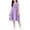 Purple, variant on Girls' Dress Solid Color Round Neck Sleeveless with Pockets Summer Casual Comfortable Dress Purple 11-12 Years