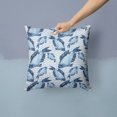 thumbnail image 2 of Carolines Treasures BB7532PW1414 Beach Watercolor Fishes Fabric Decorative Pillow  14Hx14W multicolor, 2 of 4