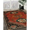 thumbnail image 3 of Ahgly Company Machine Washable Indoor Rectangle Traditional Sienna Brown Area Rugs, 6' x 9', 3 of 7