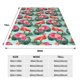 thumbnail image 3 of Balery Palm Leaves Flamingo Manta de Felpa Suave y Acogedora – Cobija de Franela Aterciopelada para Cama, Lavable y Cálida para Sofá, Mascotas, Transpirable-50"x40", 3 of 7