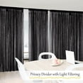 thumbnail image 4 of Bcylexb Sheer Curtains for Outdoor, 78"x90" Large Breathable Rod Pocket Light Filtering Curtain Panels for Patio Gazebo Pergola Porch Deck, 4 of 7