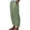 Mint Green, variant on HNMKIU Stylish Women's High Waisted Wide Leg Pants Comfortable Casual Trousers with Pockets Elastic Drawstring Fashionable Straight Leg Long Wear