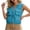 Blue-02, variant on Women's Cargo Vest Outdoor Fishing Workout Tank Top Travel Walk Sleeveless Tee with Pockets