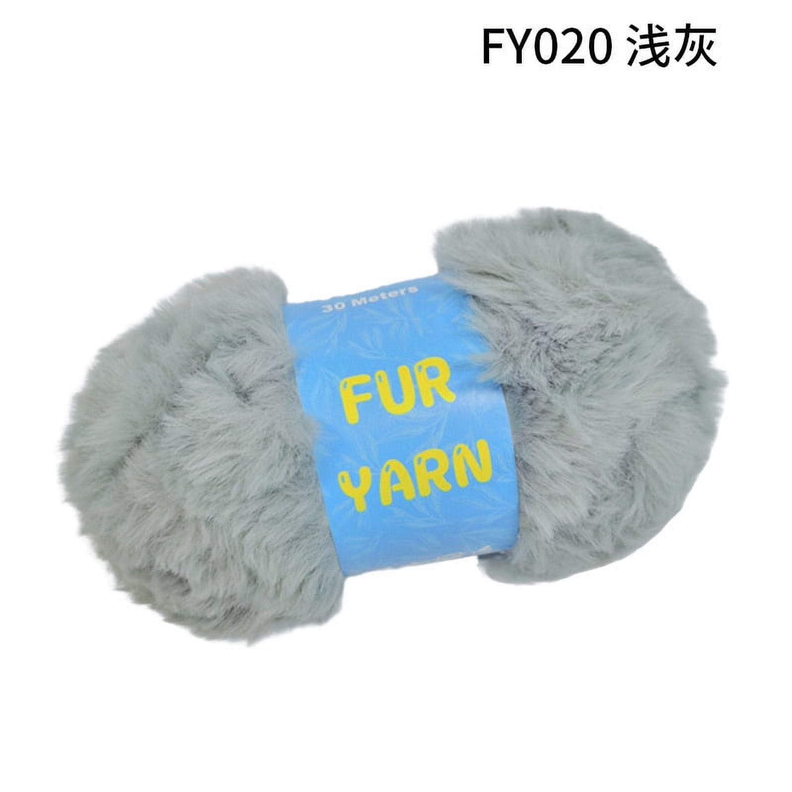 Namzi 4 Skeins Super Soft Fur Yarn Chunky Fluffy SoftFaux Fur Yarn