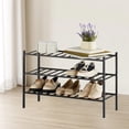 thumbnail image 1 of Organizador de almacenamiento de zapatos perfecl zapatero para pasillo sala de estar entrada cocina Negro Altura 499cm, 1 of 8