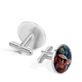 thumbnail image 3 of Sea Turtle Elegant Dress Shirt Silver Jewelry Mens Cufflinks Shirt Clip Set Made of Stainless Steel for Formal Occasions, 3 of 6