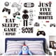 thumbnail image 1 of Calcomanías de pared para juegos fáciles de instalar, despegar y pegar, la adhesión poderosa garantiza la longevidad, adecuadas para la habitación de los niños, el dormitorio, la sala de estar,, 1 of 7