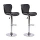 thumbnail image 1 of Set de 2 Bancos Barra, Giratorio Altura Ajustable, Color Negro, 1 of 6