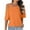 Orange, variant on Wyobmus Summer Tops for Women Spring Short Sleeve Off Shoulder Tee Shirts Loose Fitted Fashion T-Shirts Casual Trendy Clothes 2025 Olive Green
