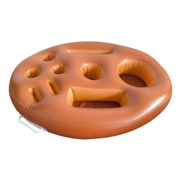 JingChun Inflatable Floating Drink Holder with Holes Large Capacity,Drink Float for Pool Party Beach