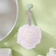 thumbnail image 1 of Puf de baño con lunares | Esponja de malla de doble capa | Estropajo de cuerpo de poliéster suave | Diseño de flores | Espuma abundante | Exfoliación suave | Colgable | 18cm x 18cm | 1 paquete, 1 of 6