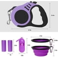 thumbnail image 2 of LIEVUIKEN Retractable Dog Leash Automatic Telescopic Tractor Dog Tape, Pet Tape 10/16 FT Durable and Convenient, with Non-Slip Handle, Suitable for Sm_Gift Of G, 2 of 4