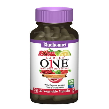 Bluebonnet Kosher Ladies One Whole Food-Based Multiple Vitamin - 30 Vegetable (Best Organic Whole Food Vitamins)