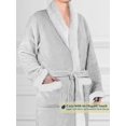thumbnail image 3 of Mens Plush Fleece Robe | Soft, Warm, Spa Bathrobe for Men, Shawl Collar, 3 of 6