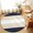 Navy blue Khaki, variant on Area Rugs 5'x7', Navy Blue Aqua Stripe Carpet Runner Indoor Outdoor Rugs Home Decor Aesthetic, Modern Art Horizontal Striped Non Slip Mats Washable Accent Rug for Living Room Bedroom
