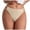 Beige, variant on Womens Underwear String Bikini Boudoir Cheeky Panties Sexy V-shaped Waistband Hipster Ring Splicing Together Briefs (Black, M)