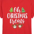 thumbnail image 3 of Disney - Oh Christmas Treats - Juniors Ideal Flowy Muscle T-Shirt, 3 of 4