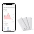 thumbnail image 1 of SwitchBot IP65 Indoor Outdoor Hygrometer Thermometer Wireless 3Packs, 394ft Bluetooth Range, Refrigerator Thermometer, Dewpoint/V, 1 of 7