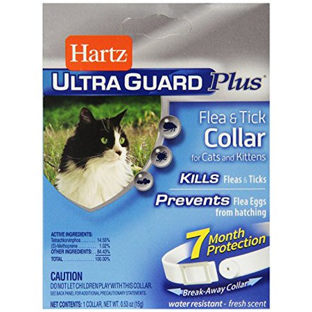 Hartz UltraGuard Plus Flea And Tick Kitten And Cat Collar (Pack of 2)