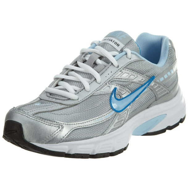 nike initiator silver blue