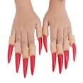 10pcs Zombies Witch Finger Nail Set Masquerade Finger Nails