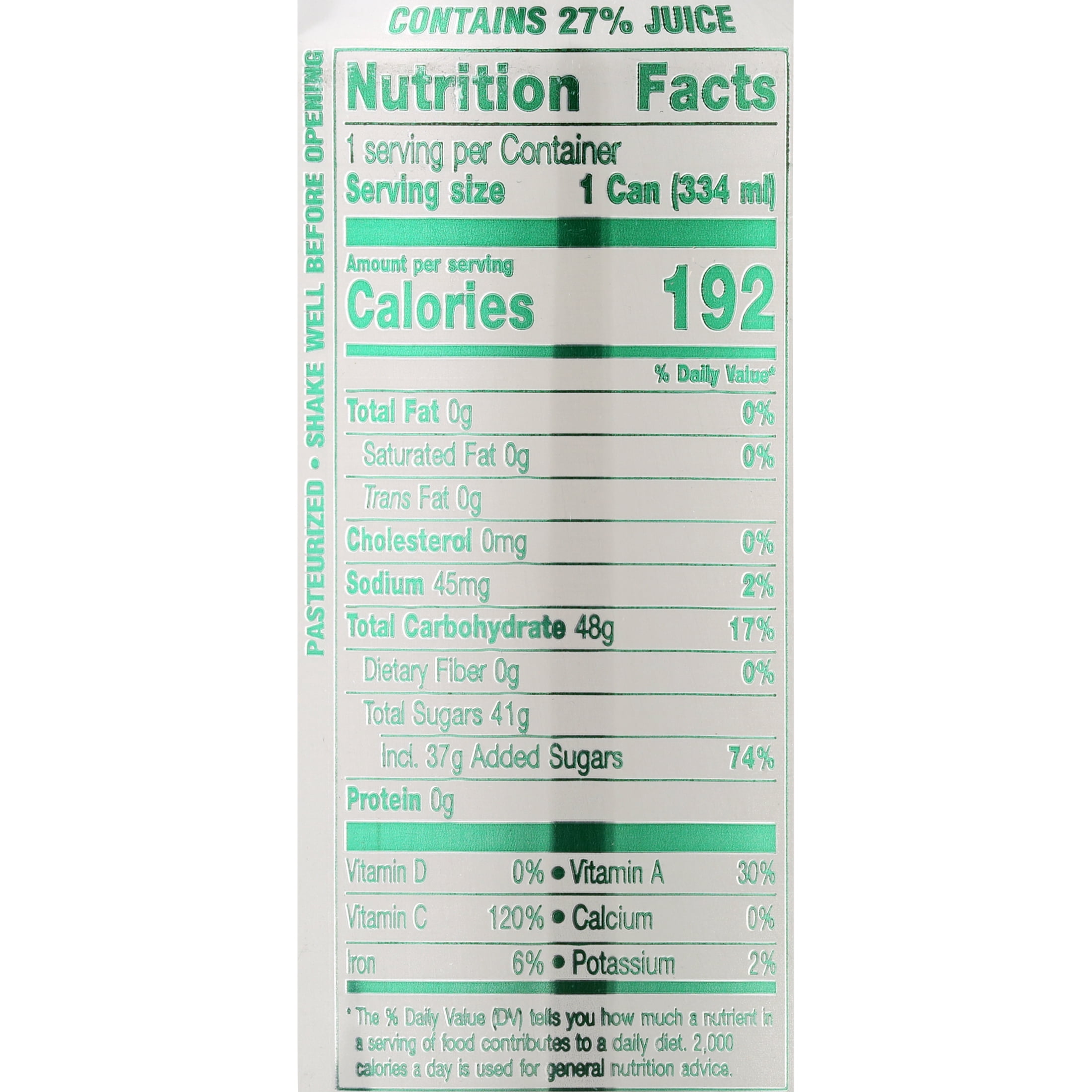 Sunchy Mango Nectar, Juice, 11.5 oz Can