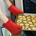 Silicone Oven Gloves Safe Nonslip Grip Heat Resistant Pair of Mitts
