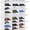 White, variant on WilderHome 12 Tier Portable Shoe Rack Organizer, 72 Pair Covered Shoe Storage Shelves Rack,36 Grids Expandable Shelf Storage Cabinet Stand for Heels,Boots,Slippers,Perfect for Entryway,Hallway,Black