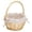 B, variant on Cozeii Picnic Basket, Wicker Picnic Basket, Empty Woven Storage Basket with Liner for Picnic, Grocery, Fruit, Blanket, Farmhouse Kitchen Decor, 7.8x4.3 Inch, C